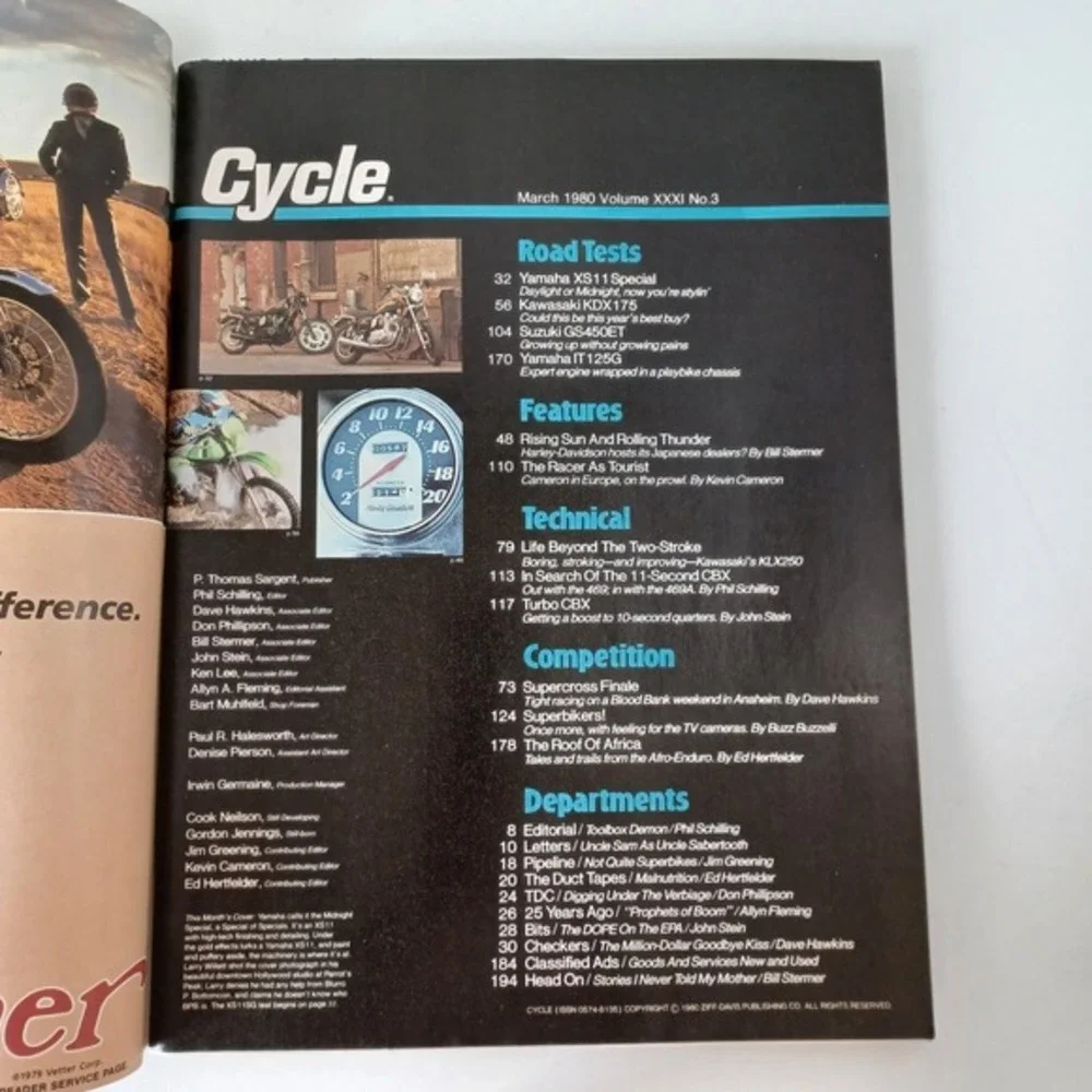 LOT of 2 Cycle Magazines Jan Mar 1980‎ Vintage